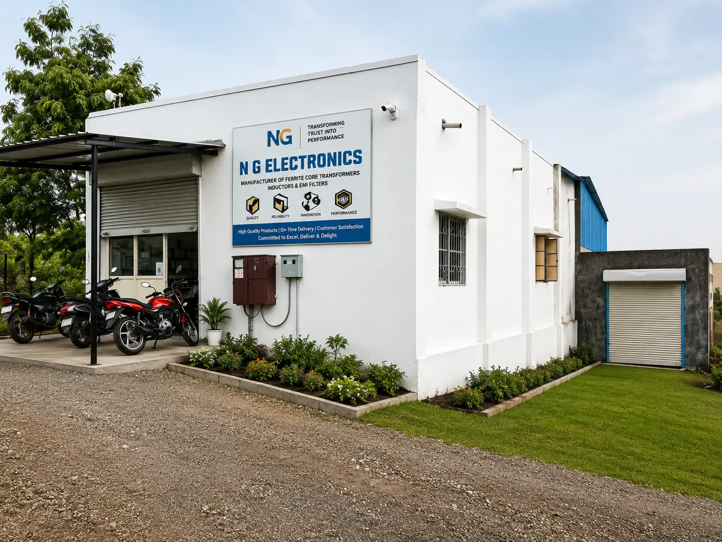 NG Electronics Manufacturing Unit – Toroidal Transformers and Ferrite Core Transformers in Pune
